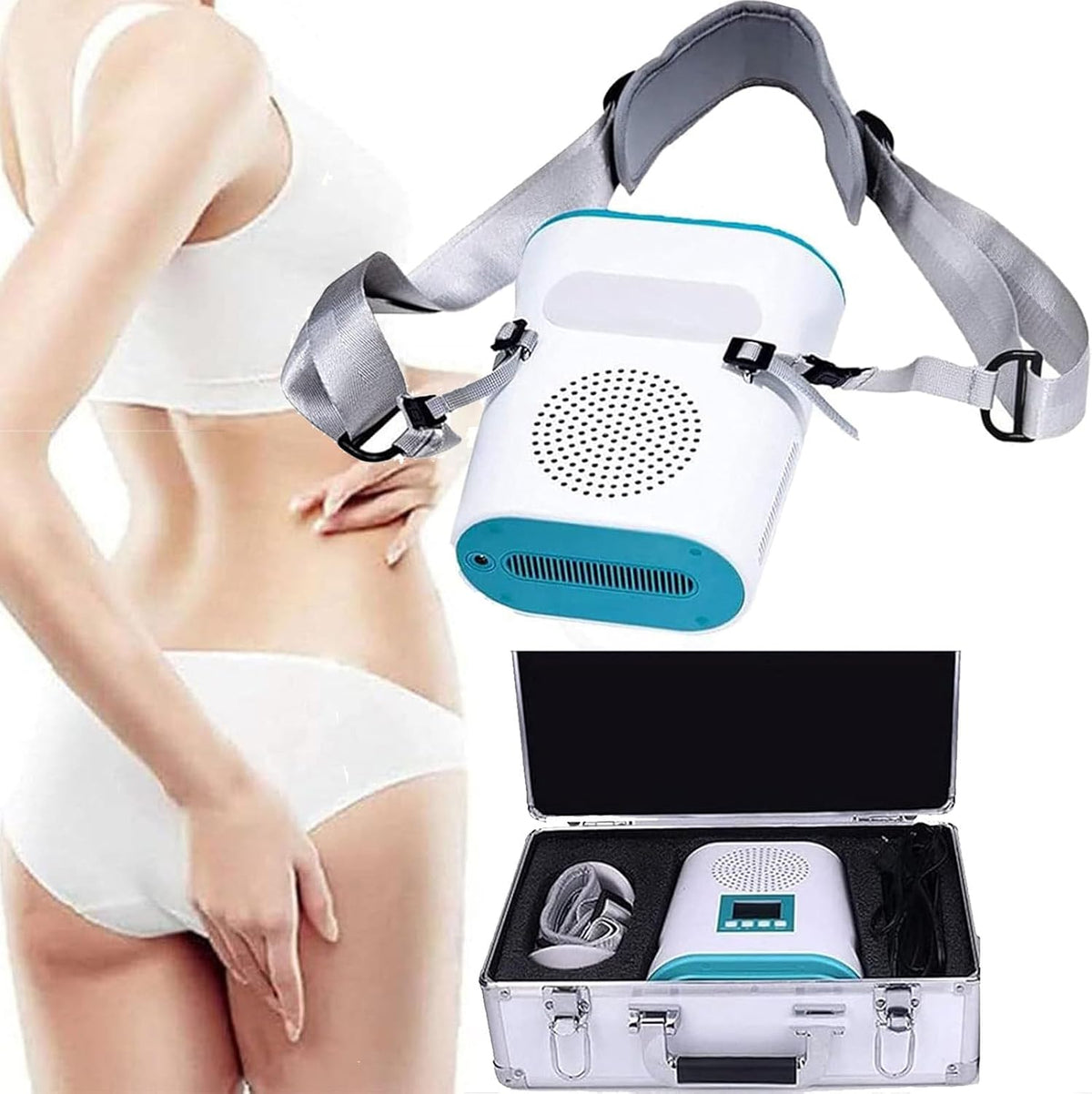 Appareil de tonification pour le corps, appareil de beauté amincissant pour minceur, 12 °C, réglable