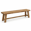 Banc en bois de teck massif 160x35x45cm