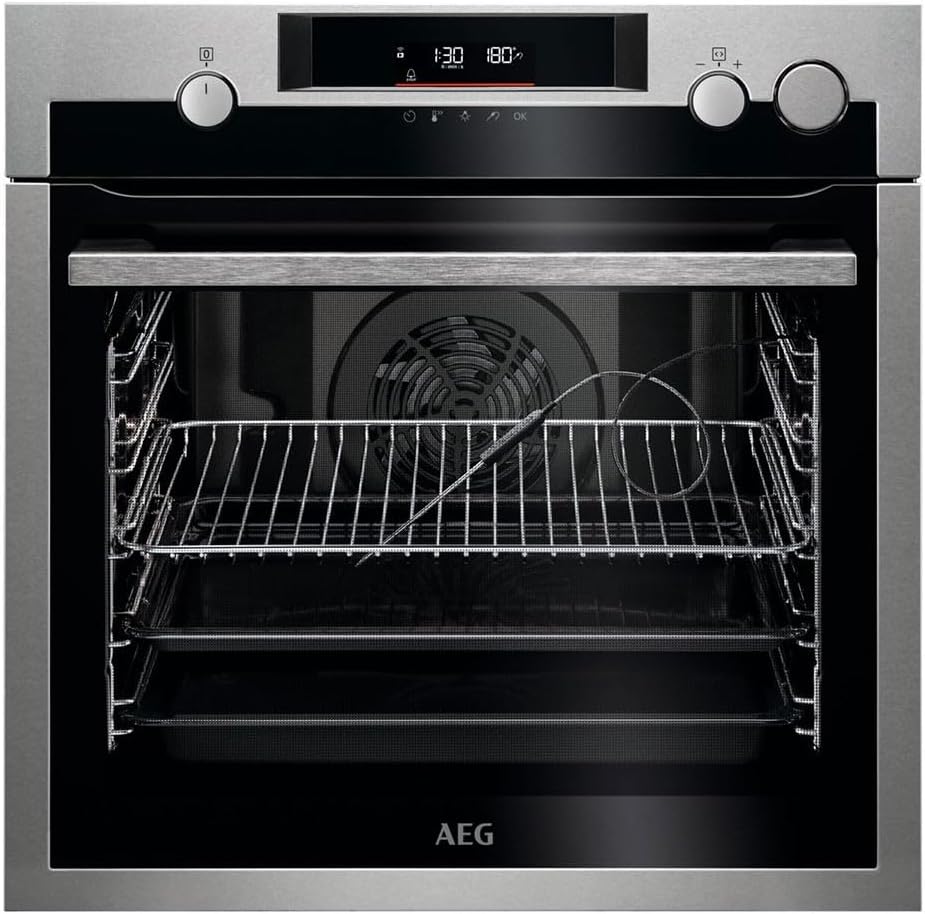 AEG Four encastrable, 72 L, acier inoxydable, 2990 W, BSS578271M, 2990W, 72L, pyrolyse, fonction vapeur
