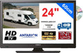 Antarion ATV24DVD Téléviseur, 559 × 50 × 336 mm, télécommande, 60cm, 12V, 220V, 24V, 61cm, 24W, éclairage LED