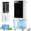 AnYaBinni 3-en-1 Climatiseur, 3-en-1 Ventilateur & Humidificateur avec Télécommande, 75 W, 12L, 800 m3/h, 800 m3/h Puissant portable