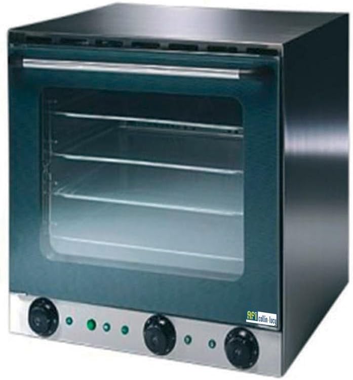 Afi Collin Lucy Four rôtissoire, 460 × 375 × 360 mm, Four à Convection Avec Humidificateur Manuel 4.67 kW, acier inoxydable, 327 mm
